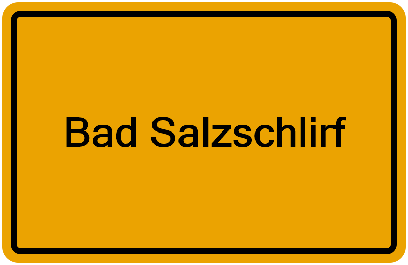 Handelsregisterauszug Bad Salzschlirf
